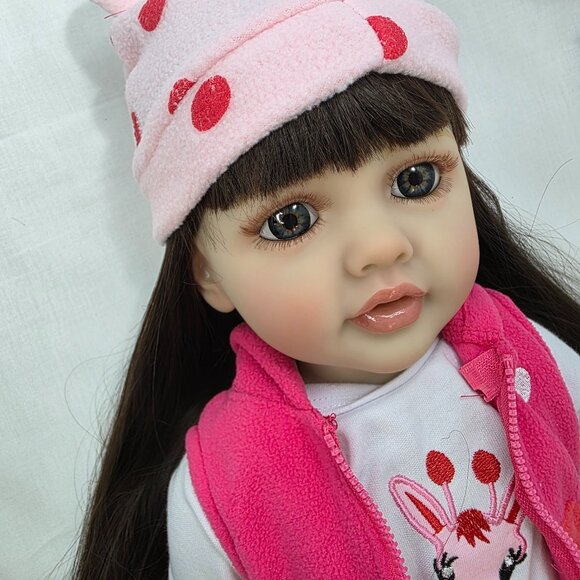 55 cm Babylistic Soft Silicone Vinyl Talking Reborn Doll very realistic - Picture 9 of 9